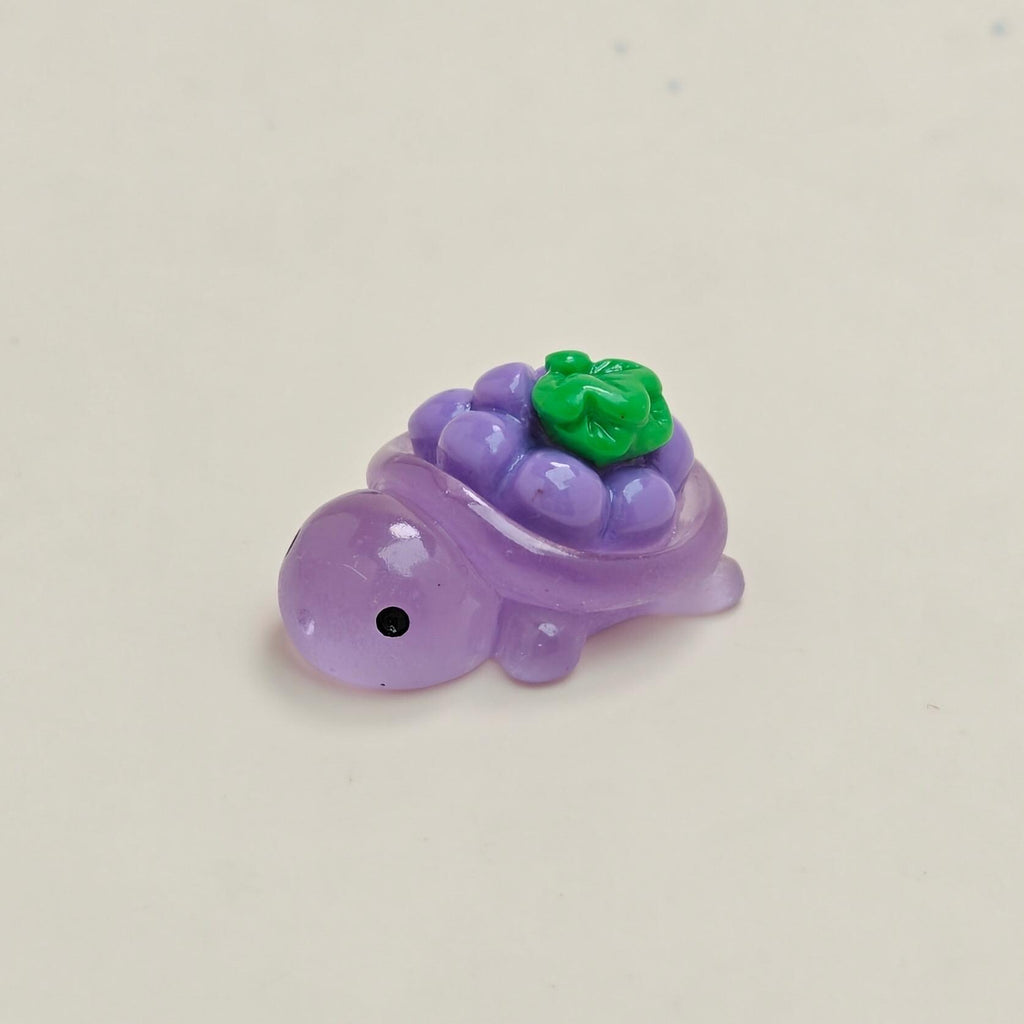 Glow in the Dark Fruit Turtle Resin Charms for DIY Crafts & Phone Case Decoration