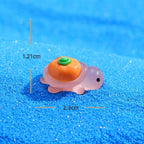 Glow in the Dark Fruit Turtle Resin Charms for DIY Crafts & Phone Case Decoration