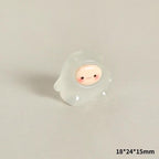 Mixed Glow in the Dark Animal Resin Charms luminous flatback resin cabochons for DIY crafts