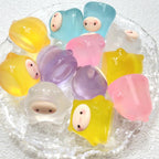 Mixed Glow in the Dark Animal Resin Charms luminous flatback resin cabochons for DIY crafts