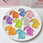 Mini glow in the dark roasted duck resin cabochons