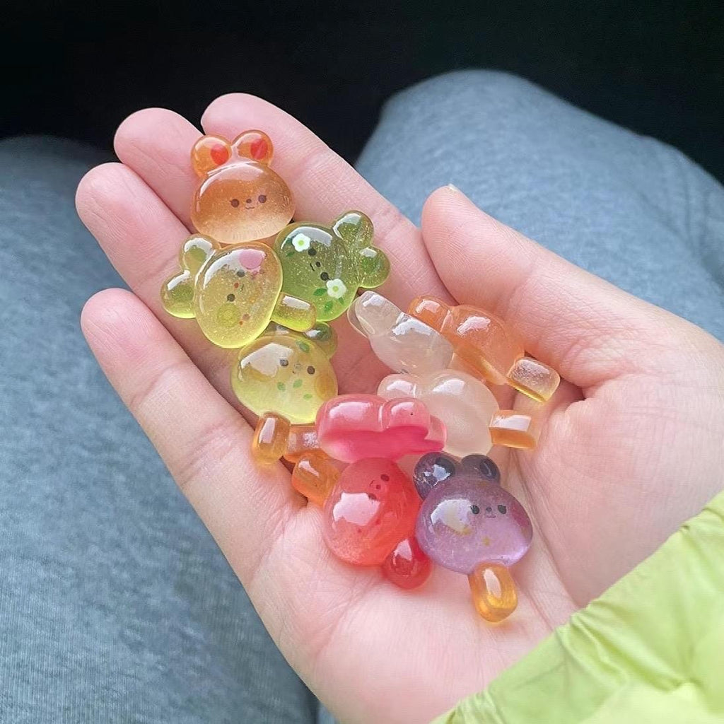 Glow in the Dark Ice Cream Dessert Resin Charms | Kawaii Cabochons