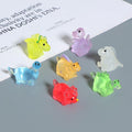 Glow in the Dark Dinosaur Resin Charms | Luminous Flatback Cabochons for DIY Crafts & Phone Case Decoration