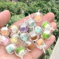 Glow in the Dark Coffee Cup Resin Charms | Luminous Flatback Cabochons for DIY Crafts & Phone Case Decoration