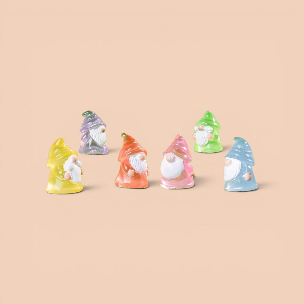 Glow in the Dark Santa Gnome Resin Charms | Luminous Christmas Flatback Cabochons for DIY Crafts & Jewellery Making