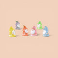 Glow in the Dark Santa Gnome Resin Charms | Luminous Christmas Flatback Cabochons for DIY Crafts & Jewellery Making