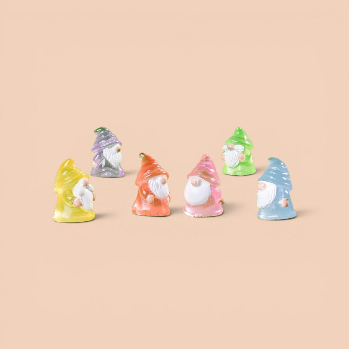 Glow in the Dark Santa Gnome Resin Charms | Luminous Christmas Flatback Cabochons for DIY Crafts & Jewellery Making