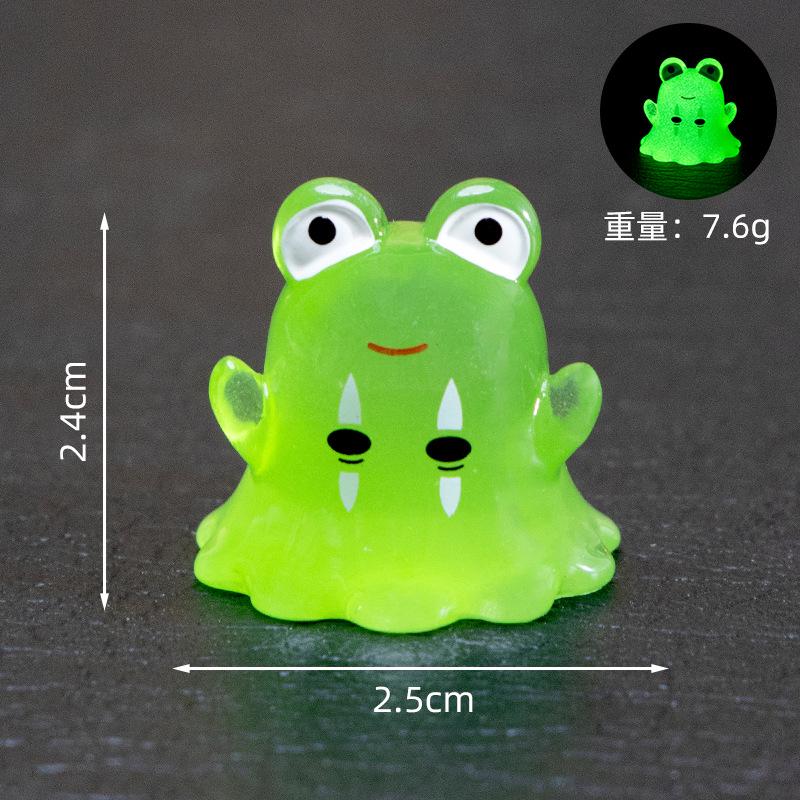 Glow in the Dark Ghost Resin Charms luminous flatback resin cabochons for DIY crafts