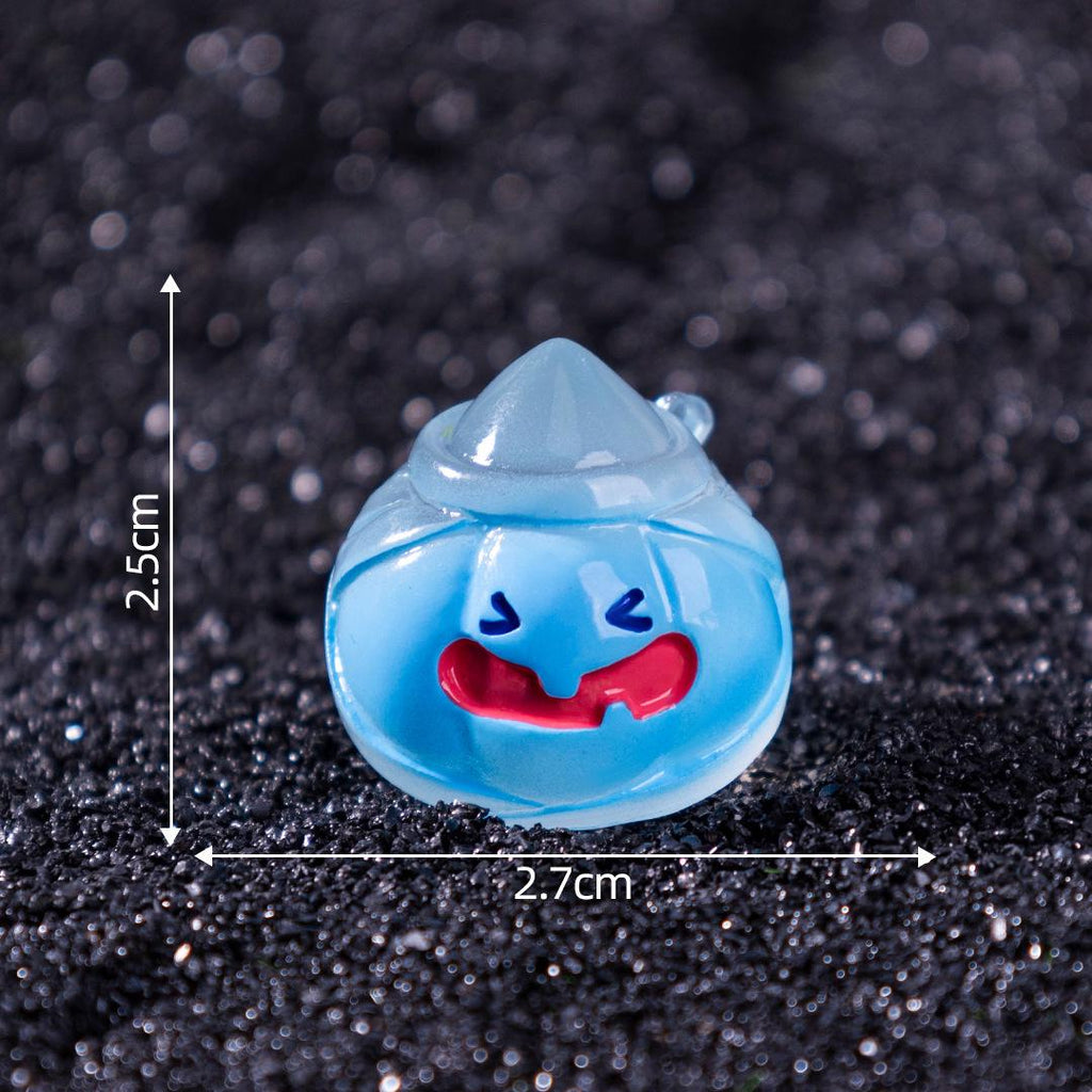 Glow in the Dark Halloween Pumpkin Resin Charms | Luminous Flatback Cabochons for DIY Crafts, Jewellery Making & Earrings