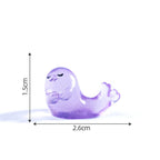 Colorful glow in the dark seal resin cabochons for ocean crafts