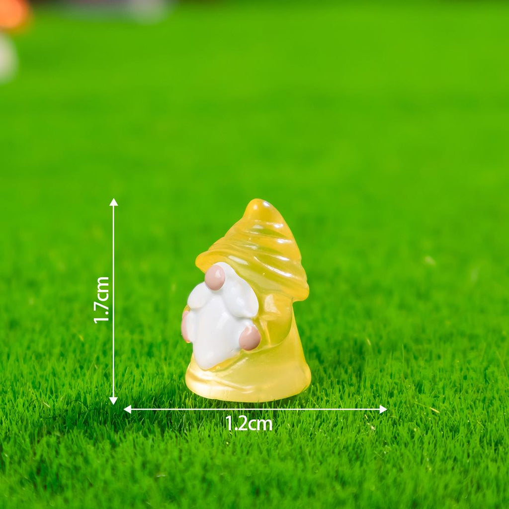 Glow in the Dark Santa Gnome Resin Charms | Luminous Christmas Flatback Cabochons for DIY Crafts & Jewellery Making