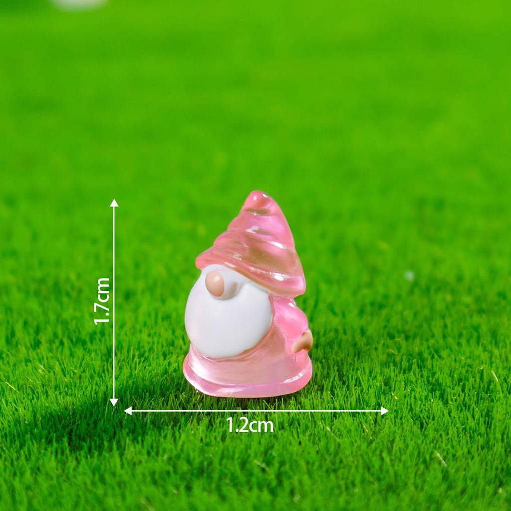 Glow in the Dark Santa Gnome Resin Charms | Luminous Christmas Flatback Cabochons for DIY Crafts & Jewellery Making