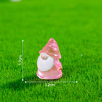 Glow in the Dark Santa Gnome Resin Charms | Luminous Christmas Flatback Cabochons for DIY Crafts & Jewellery Making