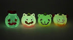 Glow in the Dark Halloween Pumpkin Resin Charms | Luminous Flatback Cabochons for DIY Crafts, Jewellery Making & Earrings