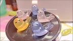 Colorful glow in the dark seal resin cabochons for ocean crafts