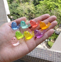 Colorful glow in the dark seal resin cabochons for ocean crafts