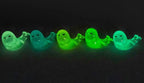 Colorful glow in the dark seal resin cabochons for ocean crafts