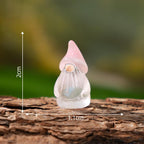 Glow in the Dark Gnome Resin Charms luminous flatback resin cabochons for DIY crafts