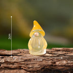 Glow in the Dark Gnome Resin Charms luminous flatback resin cabochons for DIY crafts