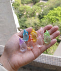 Glow in the Dark Gnome Resin Charms luminous flatback resin cabochons for DIY crafts