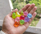 Glow in the Dark Fruit Resin Charms | Luminous Flatback Cabochons for DIY Crafts & Phone Case Decoration (20-35mm)