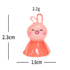 Pink bunny figurine size